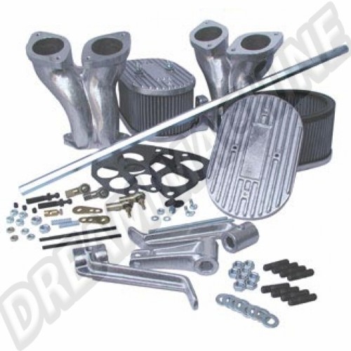 Kit admission CB3125, VW Type 1, IDF, DRLA, HPMX, collecteur décalé, tringlerie, filtre à air, performance moteur, CB3 125 250.